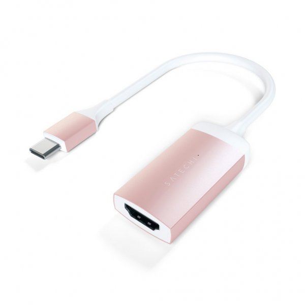 Satechi Type-C HDMI-adapteri 4K 60Hz ruusukulta