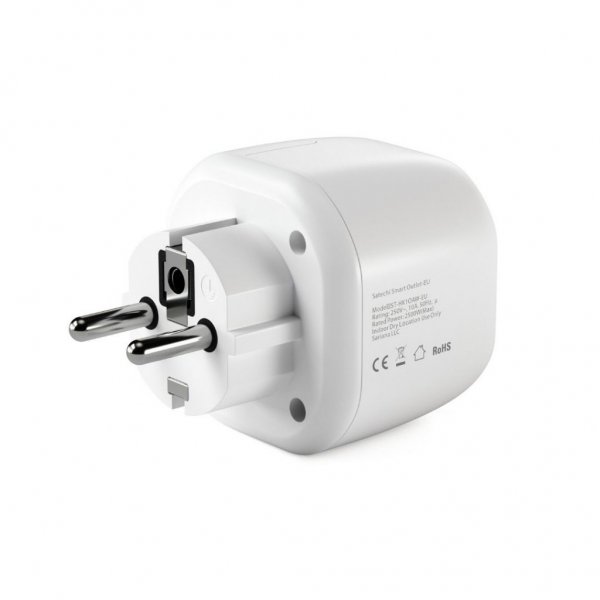 Satechi Homekit Smart Outlet -pistorasia, valkoinen