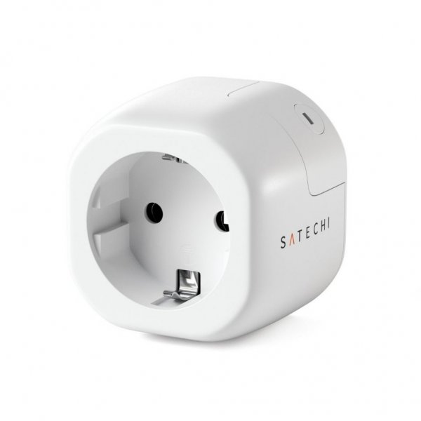 Satechi Homekit Smart Outlet -pistorasia, valkoinen