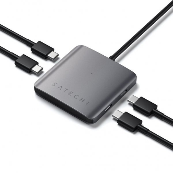 Satechi Aluminum 4-porttinen USB-C-keskitin