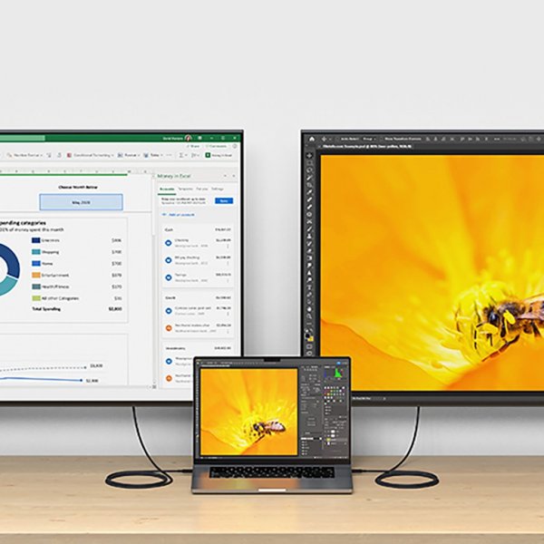 Satechi Thunderbolt 4 Pro -kaapeli 1 m