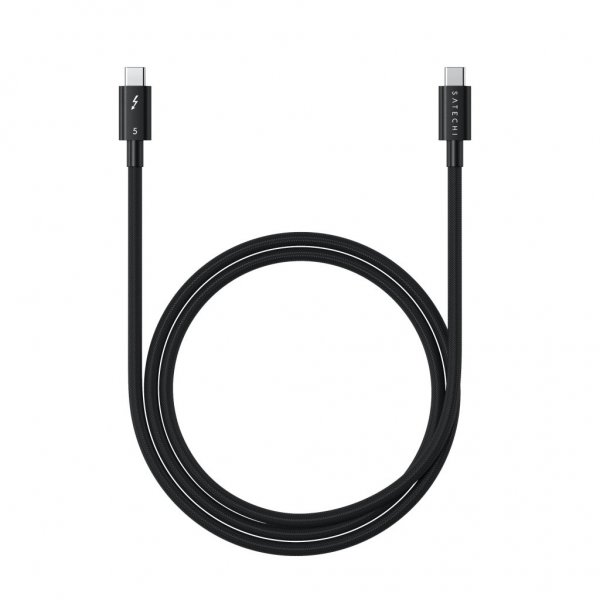 Satechi Thunderbolt 5 Pro -kaapeli 1 m, musta