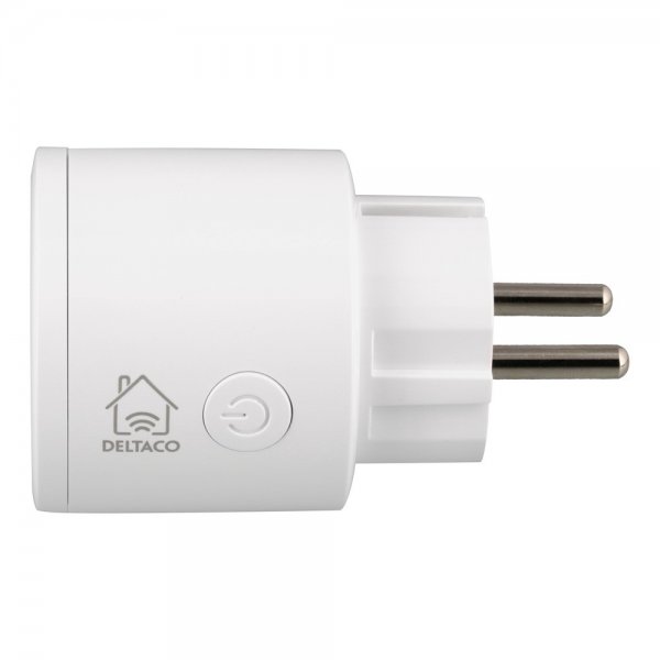 Deltaco Smart Home Starter Kit, sisältää Smart Plug -älypistokkeen ja 2 RGB LED-lamppua