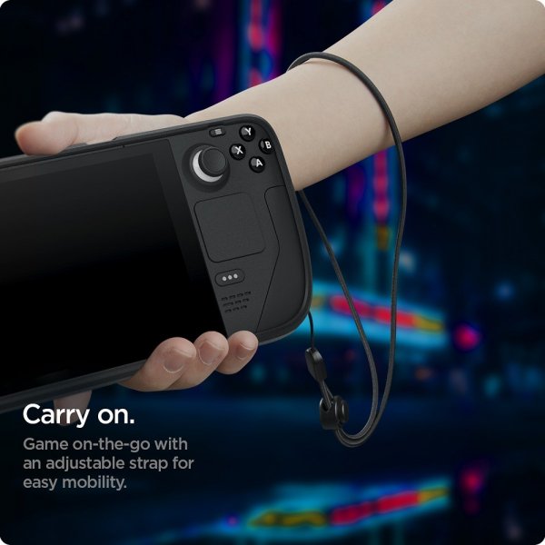 Spigen Steam Deck -suojakuori, Rugged Armor, mattamusta