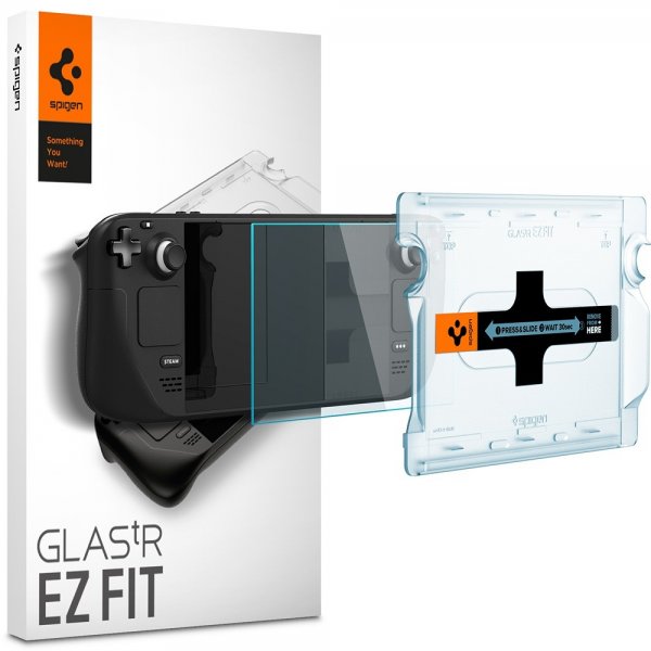 Spigen Steam Deck -näytönsuoja GLAS.tR EZ Fit