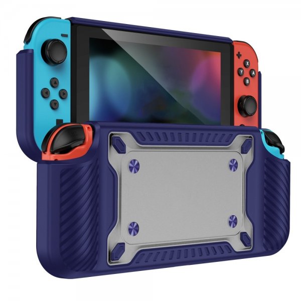 Iskunkestävä kuori Nintendo Switch OLEDille, sininen