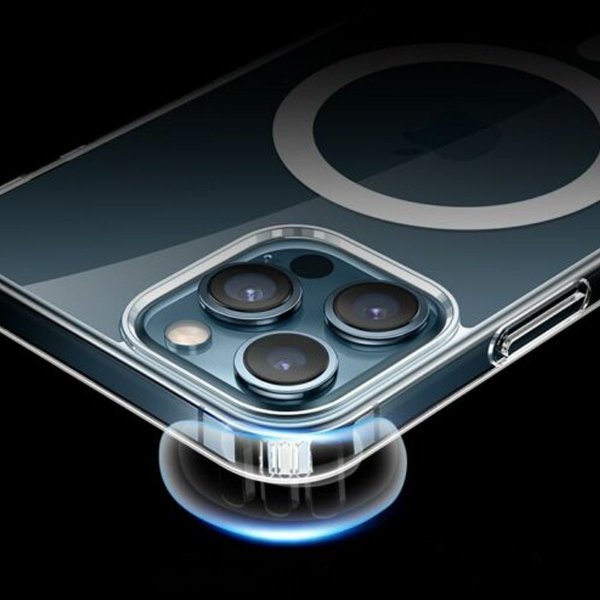 iPhone 13 Pro Kuori TPU MagSafe Iskunvaimentava Läpinäkyvä