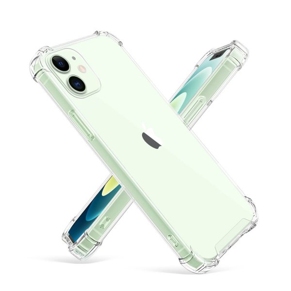 iPhone 12 Mini Kuori Iskunkestävä Läpinäkyvä