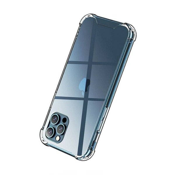 iPhone 12 Pro Max Kuori Iskunkestävä Läpinäkyvä