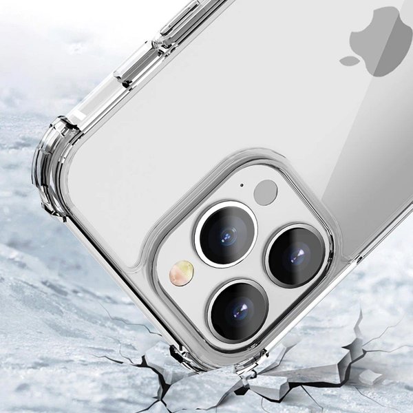 iPhone 13 Pro Kuori Iskunkestävä Läpinäkyvä