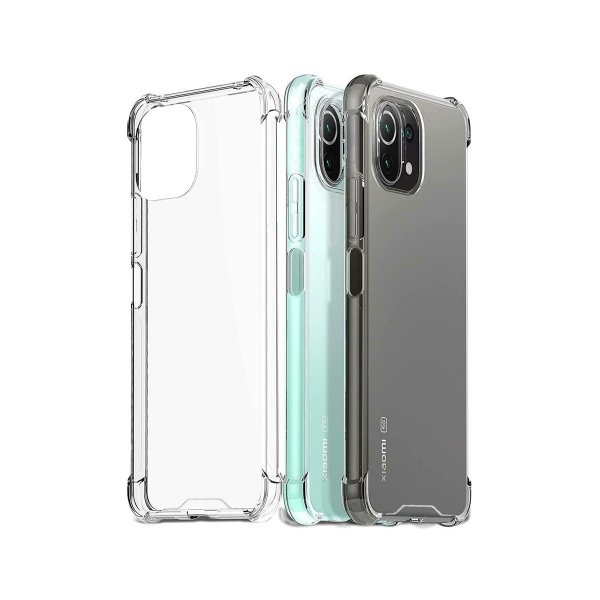 Xiaomi Mi 11 Lite Iskunvaimentava Läpinäkyvä Suojakuori