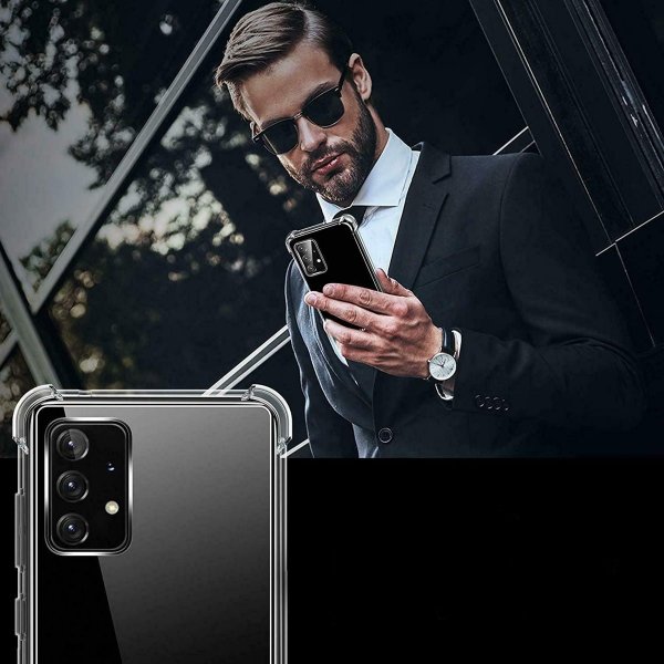 Samsung Galaxy A52/A52s 5G Kuori Iskunkestävä Läpinäkyvä