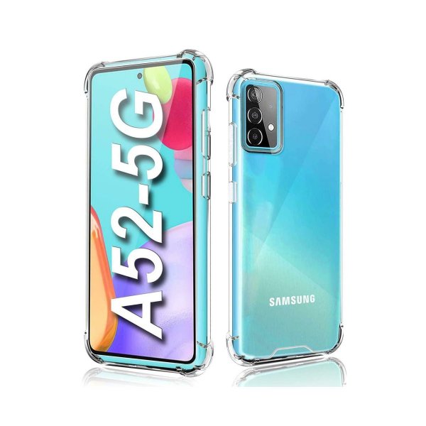 Samsung Galaxy A52/A52s 5G Kuori Iskunkestävä Läpinäkyvä