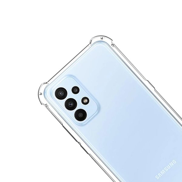 Samsung Galaxy A53 5G Iskunkestävä läpinäkyvä suojakuori
