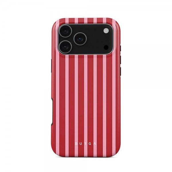 Burga iPhone 17 Pro -suojakuori Tough MagSafe Strawberry Jam