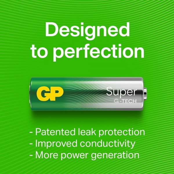 GP Super Alkaline AA-paristo 15A/LR6 40 kpl