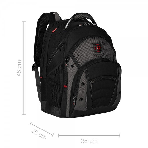 Wenger Synergy 16" kannettavan tietokoneen reppu, harmaa/musta