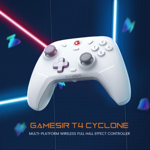 GameSir T4 Cyclone langaton peliohjain monialustainen, valkoinen