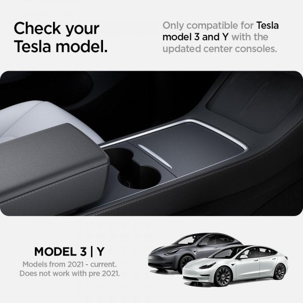 Spigen Tesla Model 3/Model Y -keskikonsolin järjestelylokero
