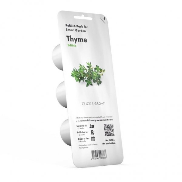 Click and Grow Smart Garden täyttöpakkaus 3-pack - Timjami