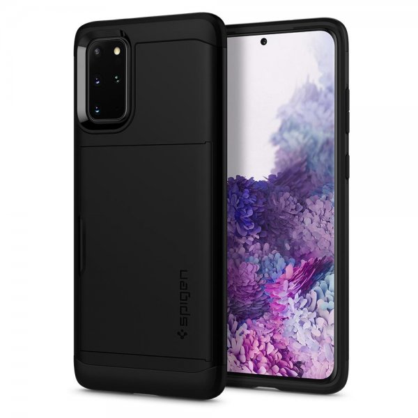 Spigen Samsung Galaxy S20 Plus -kuori Slim Armor CS musta