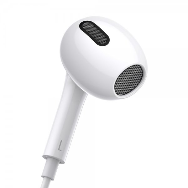 Baseus Langalliset Kuulokkeet Encok C17 USB-C Valkoinen