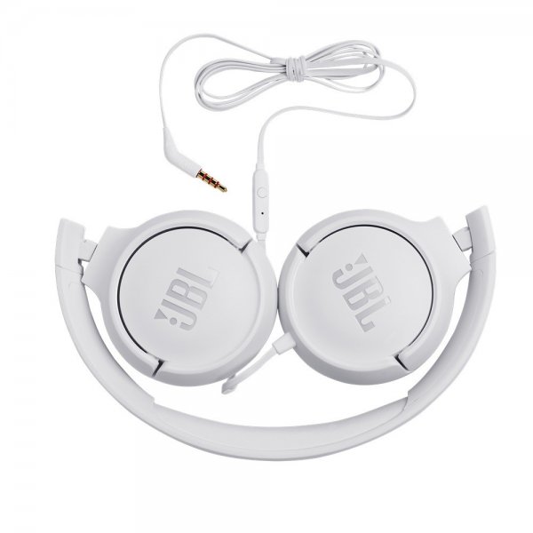 JBL langalliset Tune 500 -kuulokkeet, valkoinen