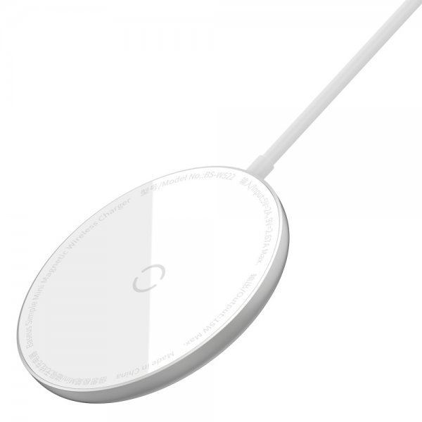 Baseus Langaton Laturi MagSafe Simple Mini 15W Valkoinen