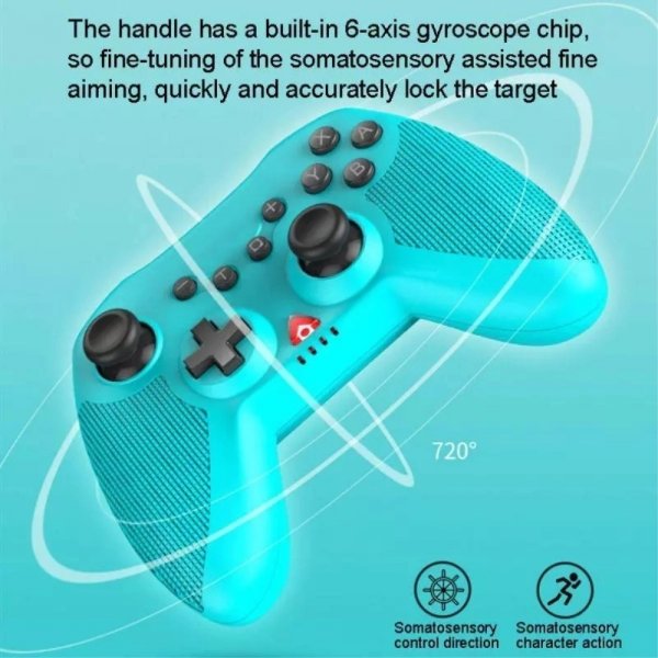 Ipega Langaton Peliohjain Nintendo Switch/PC/Android Keltainen