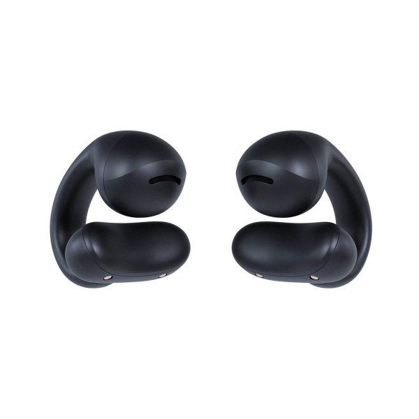 Happy Plugs langattomat avoimet nappikuulokkeet, Clip Open Ear Wireless, musta