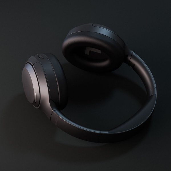 Happy Plugs Langattomat Kuulokkeet Play Lite Over-Ear Musta