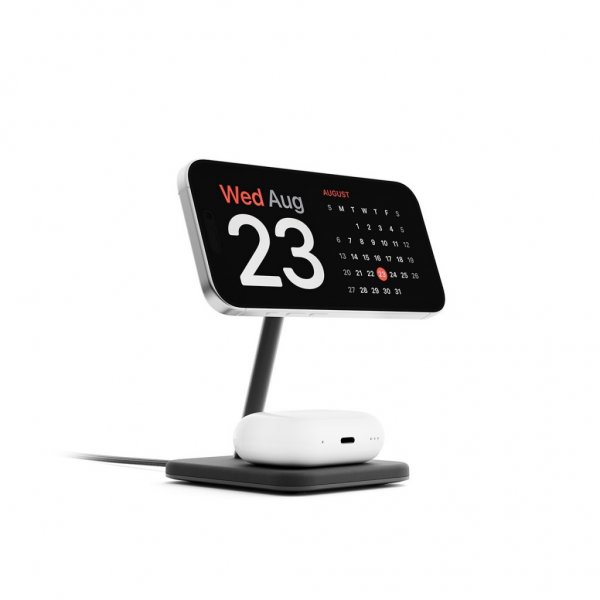 Twelve South Langaton Laturi HiRise 2 Deluxe Qi2 MagSafe Musta