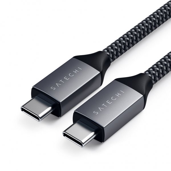 Satechi USB-C–USB-C-kaapeli 2 m harmaa