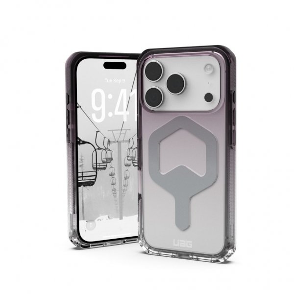Urban Armor Gear (UAG) iPhone 17 Pro -suojakuori Plyo MagSafe Black/Clear Ombré
