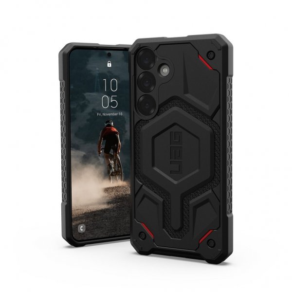 Urban Armor Gear (UAG) Samsung Galaxy S25 Plus -suojakuori Monarch Pro Kevlar MagSafe, musta