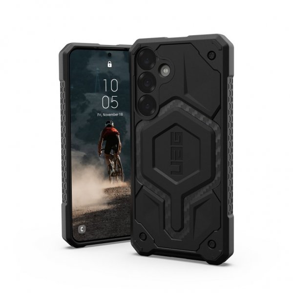 Urban Armor Gear (UAG) Samsung Galaxy S25 Plus -suojakuori Monarch Pro MagSafe Carbon Fiber