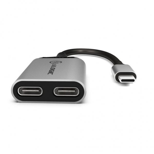ALOGIC Ultra USB-C–USB-C naarasliitin ja äänilähtö 10 cm