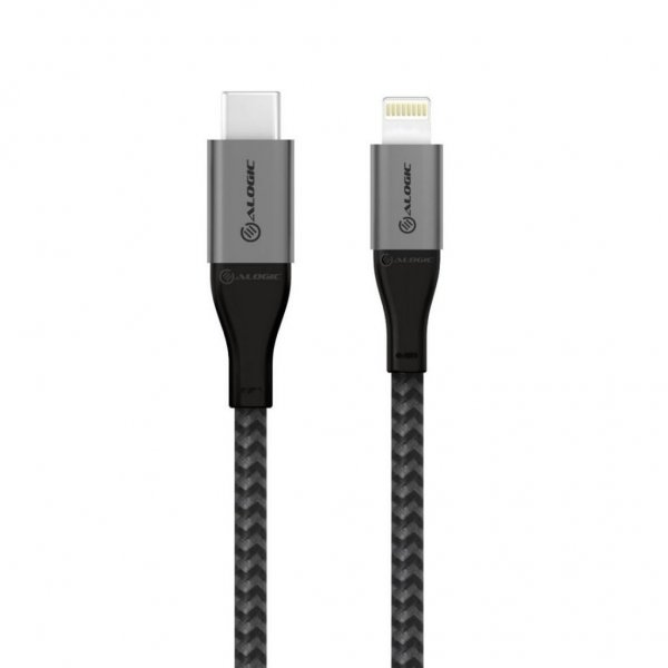 ALOGIC Ultra USB-C–Lightning-kaapeli 1,5 m harmaa