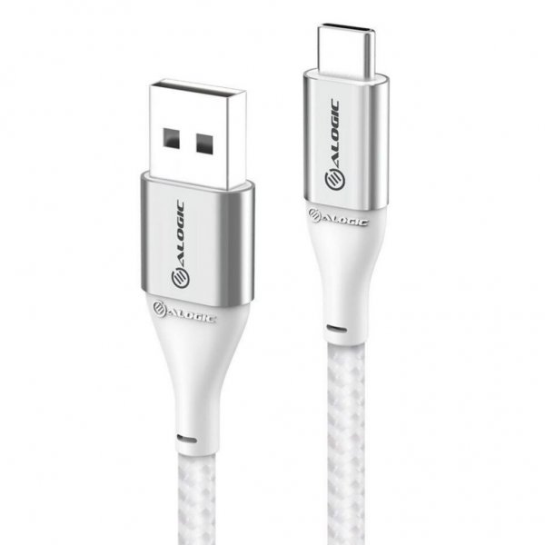 ALOGIC USB-C–USB-A-kaapeli 3A/480Mbps 3m Hopea