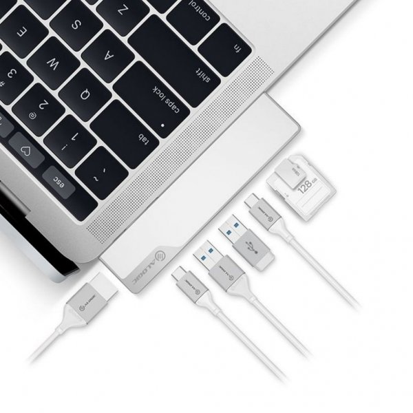 ALOGIC Ultra USB-C Dock NANO Gen 2 - HDMI. USB. SD-kortti 100 W PD hopea