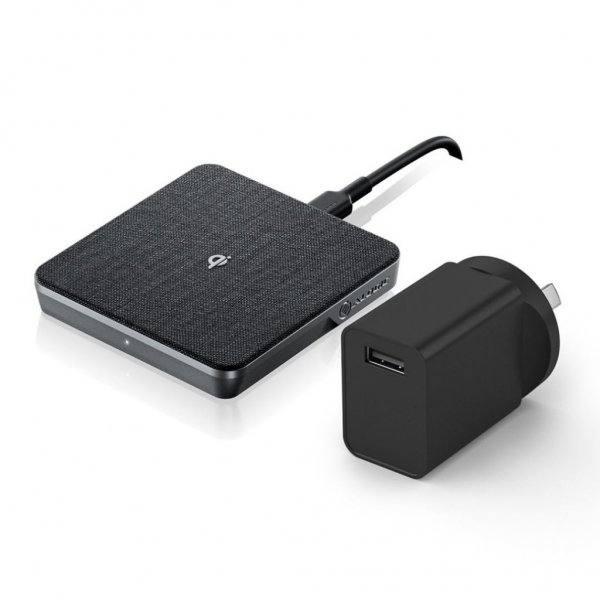 ALOGIC Langaton laturi Qi-lataus 10W - USB-A–USB-C-kaapelilla, avaruudenharmaa