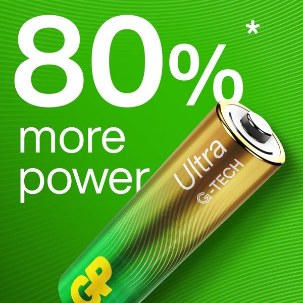 GP Ultra Alkaline AAA-paristo 24AU/LR03 4 kpl