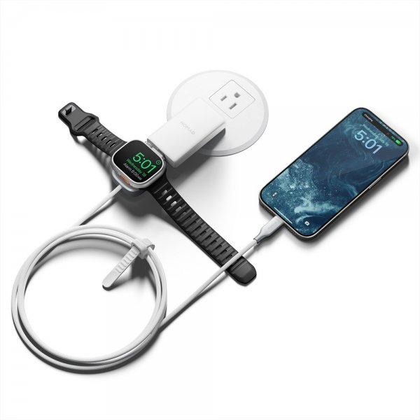 Nomad Universal Cable Apple Watch -laitteelle 1,5 m Valkoinen