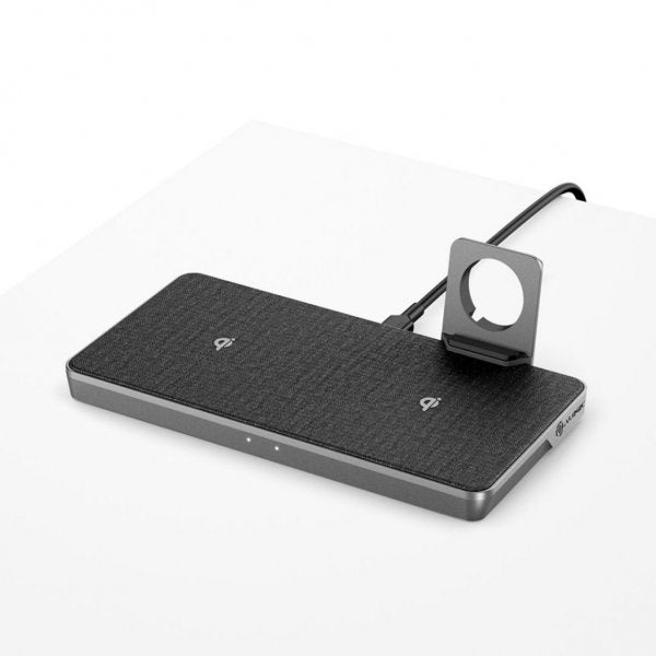 ALOGIC Ultra Power 3-in-1 langaton kahden laitteen latausasema Apple Watch -pidikkeellä