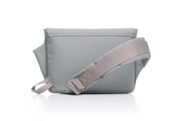 Bluelounge 100 % kierrätettävä 15" olkalaukku, harmaa