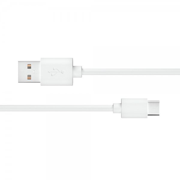 X2O USB-A–USB-C-kaapeli Basic 60W 2m Valkoinen