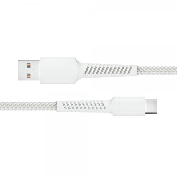 X2O USB-A–USB-C-kaapeli Longlife 60W 1m valkoinen