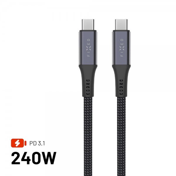 Kiinteä USB-C Medialukija USB4 gen 2 240W 2m