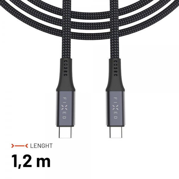 Kiinteä USB-C Medialukija USB4 gen 2 240W 2m