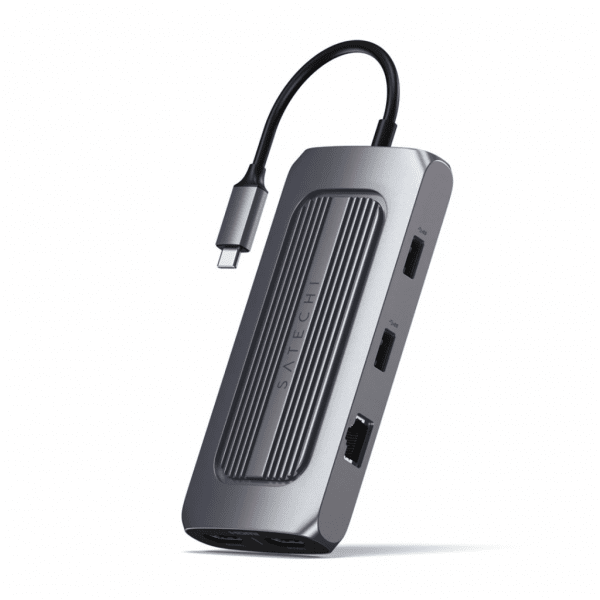 Satechi USB-C Multiport MX -sovitin, harmaa